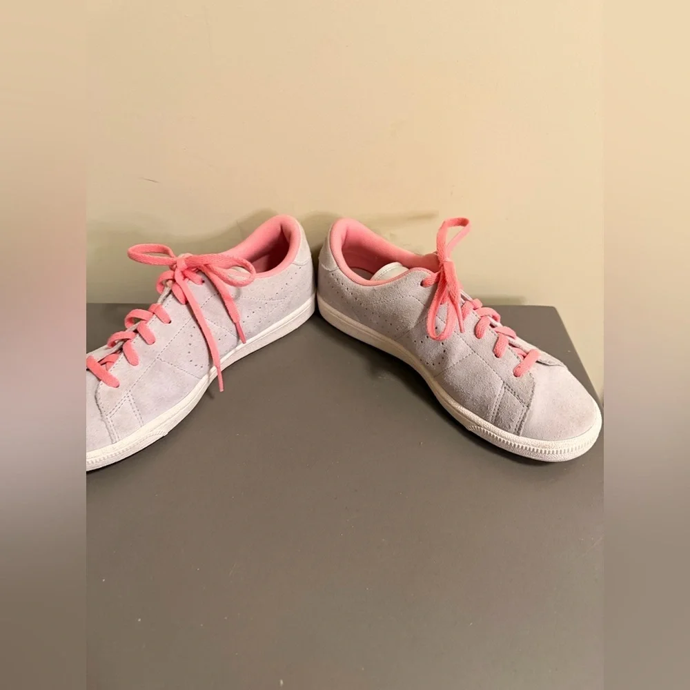 Youth Girls Nike Tennis Classic Premium Retro Sneakers Shoes